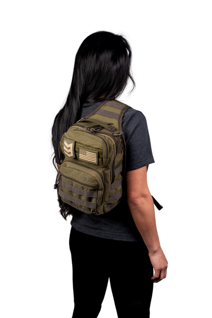 Multi Purpose Tactical Sling Pack Backpack - Blue<!-- -->