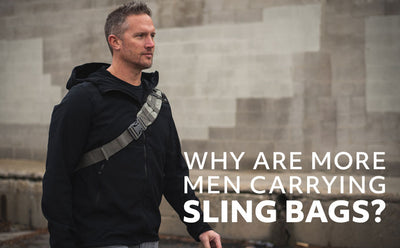 WHY ARE MORE MEN CARRYING SLING BAGS?