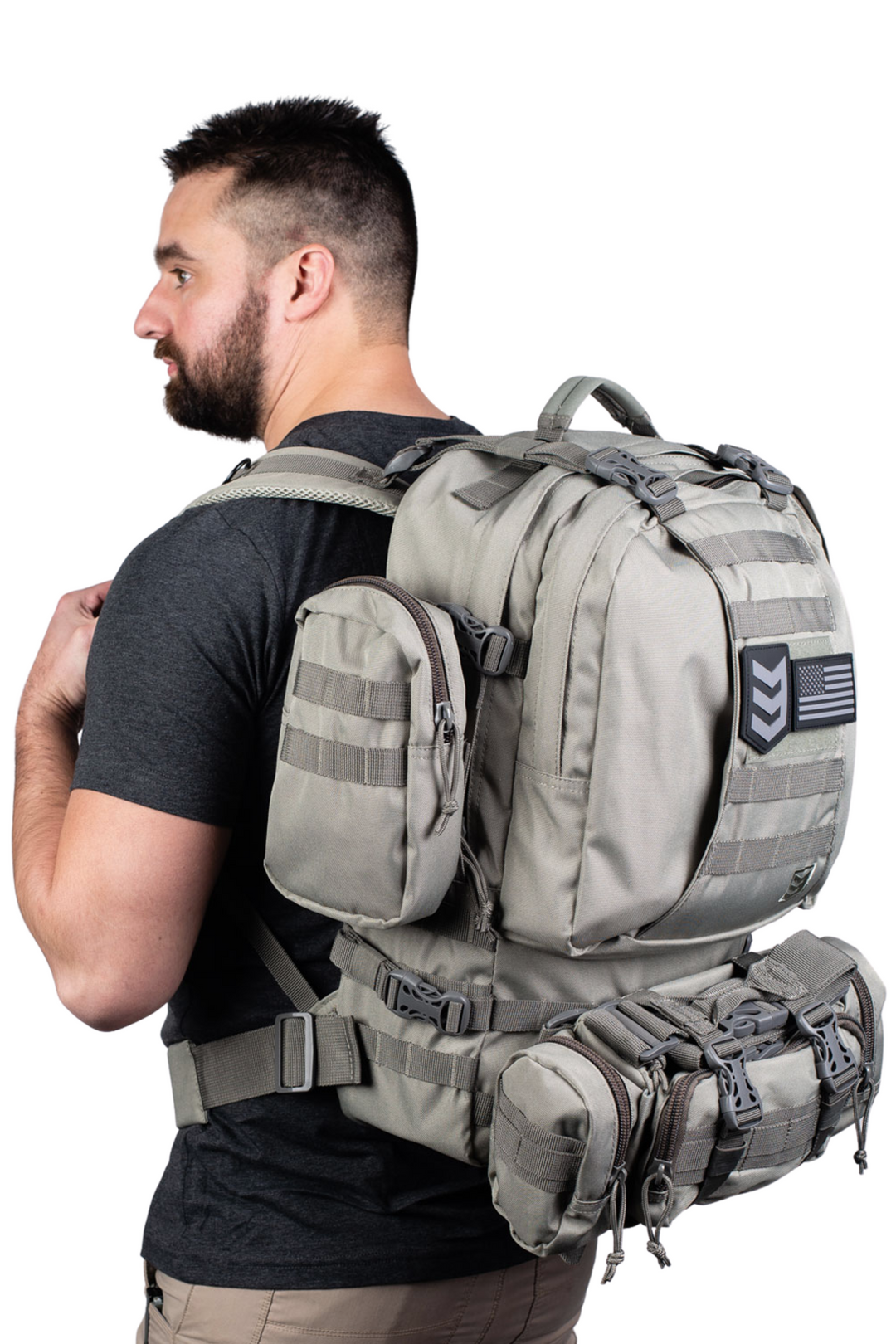 3v gear 3V Gear Paratus 3-Day Operator's Backpack Black