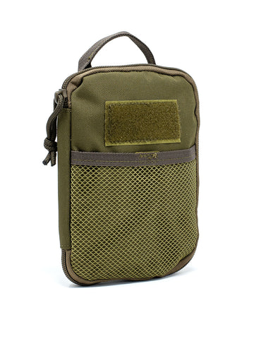Compact Pocket Organizer Molle Compatible-Attach to Tactical Backpacks, Military Bags, and More (Olive Drab)