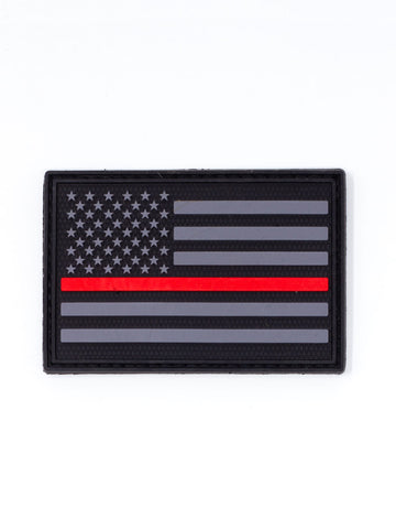 Fireman Red Line Morale Patch